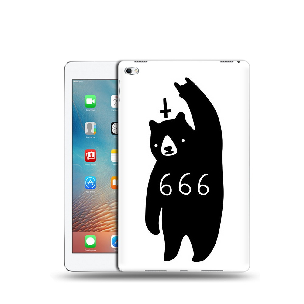 Чехол задняя-панель-накладка-бампер MyPads медведь 666 для iPad Pro 9.7  (2016) A1673/A1674/A1675 противоударный - купить с доставкой по выгодным  ценам в интернет-магазине OZON (640802727)