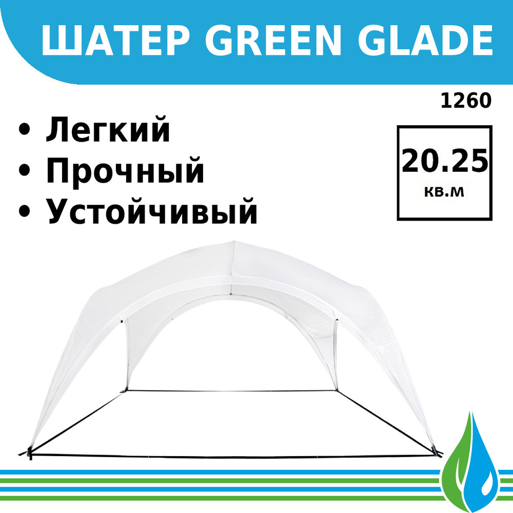 Тент без стенок green glade 1260