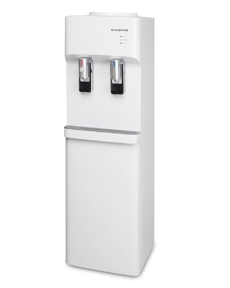 Кулер для воды ECOCENTER (диспенсер) A-F522EC с шкафчиком, белый купить по низкой цене с доставкой в интернет-магазине OZON (498366732)