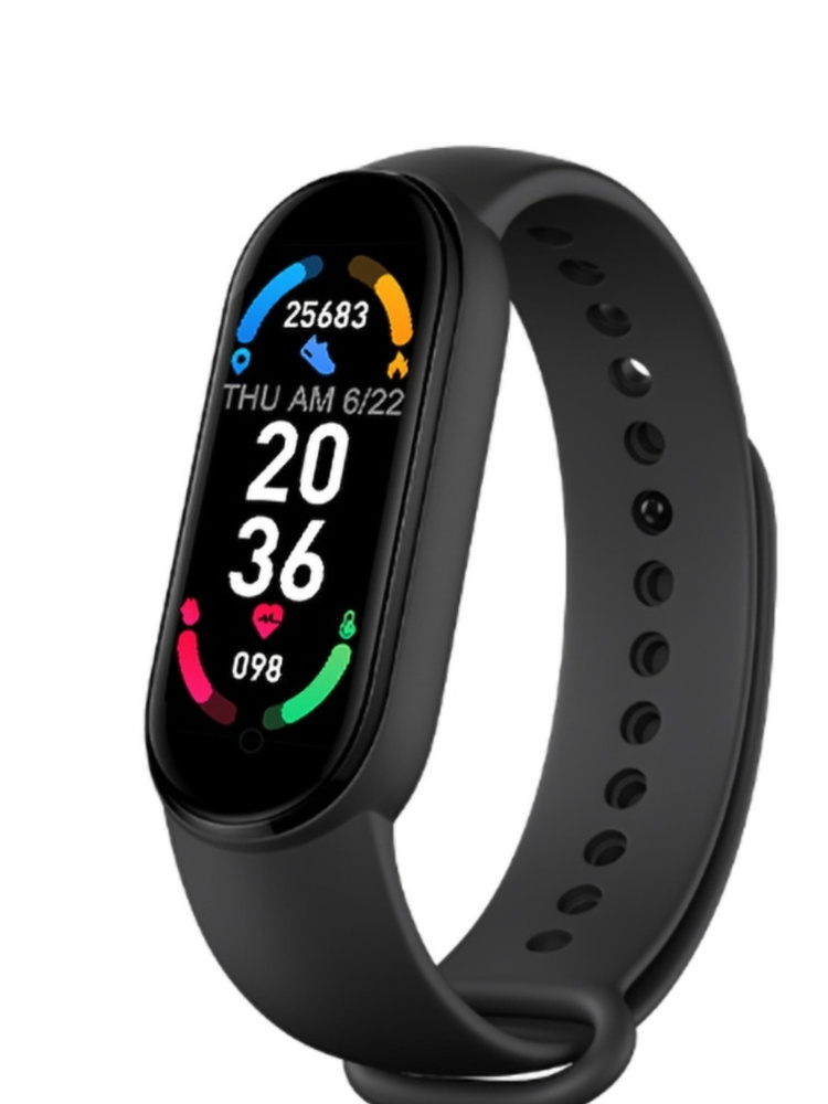 Smart Braslet Фитнес-браслет М6, черный - купить с доставкой по ...