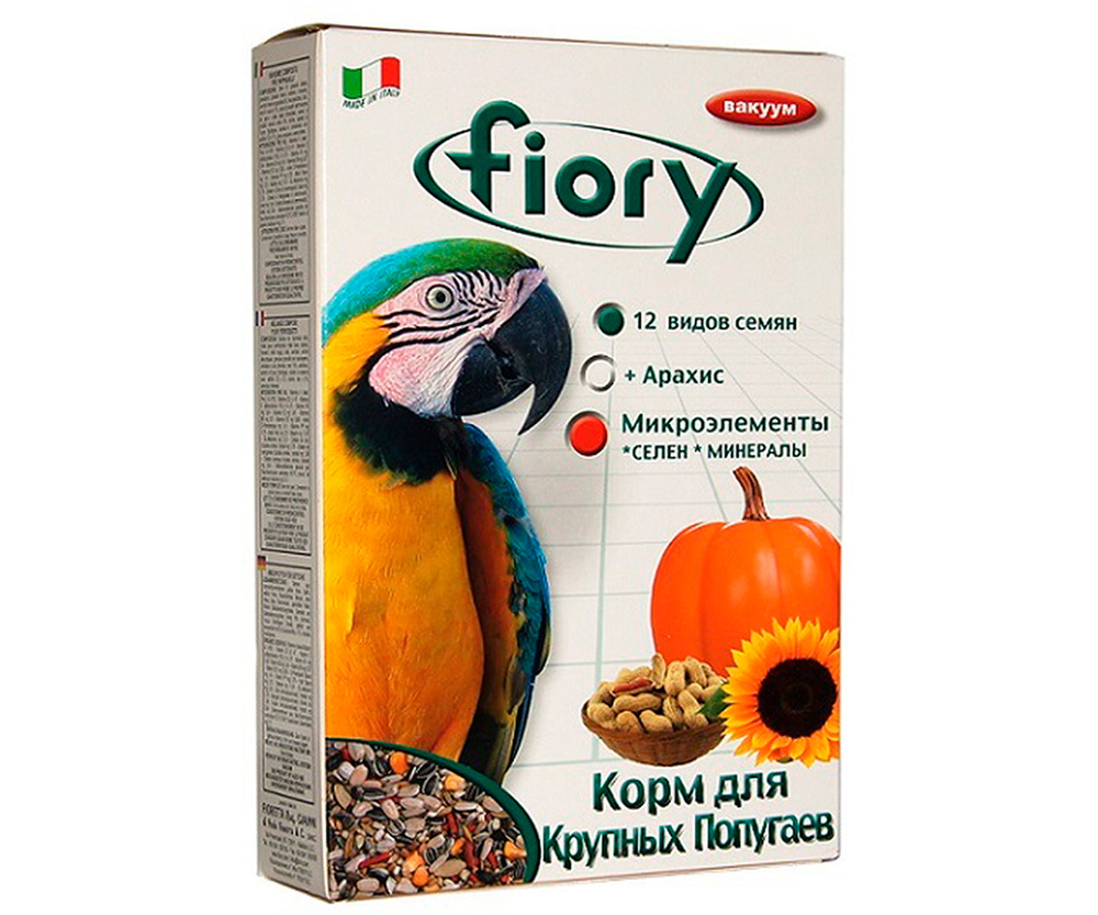 Корм fiory pappaqalli для крупных попугаев 700г #1