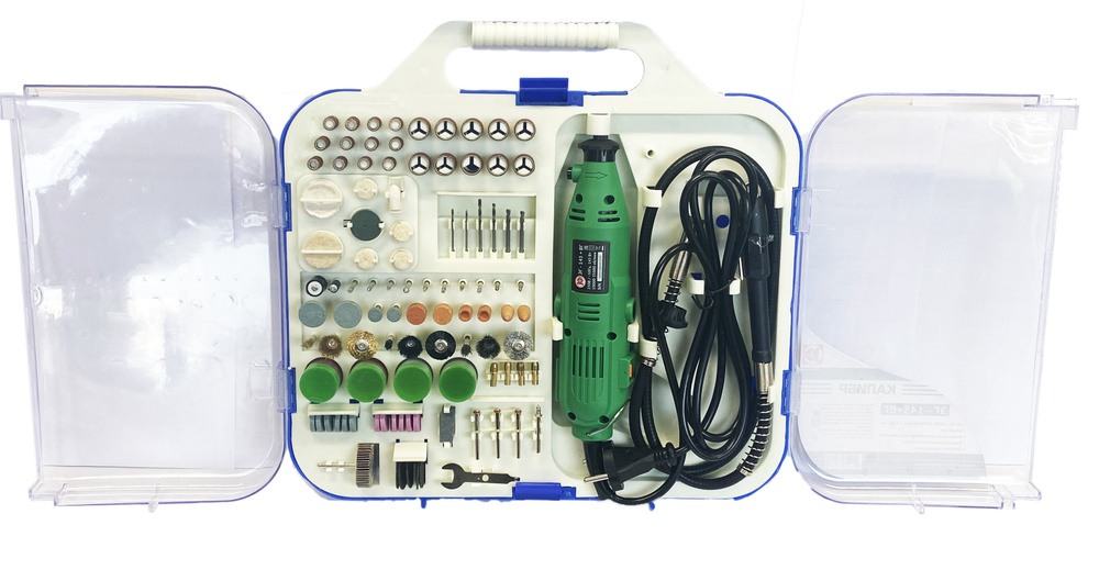 Гравировальный набор Калибр ЭГ-145+ВГ 100 предметов + Кейс - купить по ...