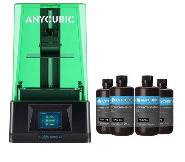 Высокоскоростная 3D печать 6.23" 4K / 3D принтер Anycubic Photon Mono 4K + 4 литра смолы для печати #1
