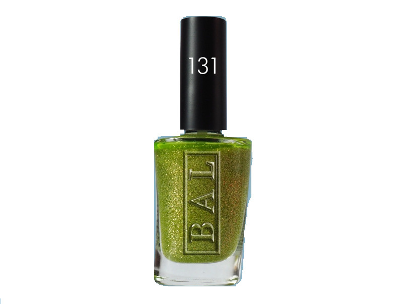 BAL Glamour Лак для ногтей Блестки тон №131 Зеленая пыль 10 мл #1