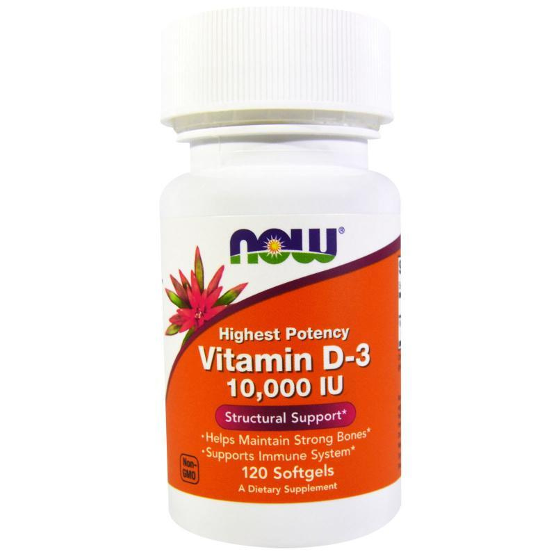 Витамин Д3 10000IU , Vitamin D3 10000 IU , Витаминный комплекс NOW D-3 ...