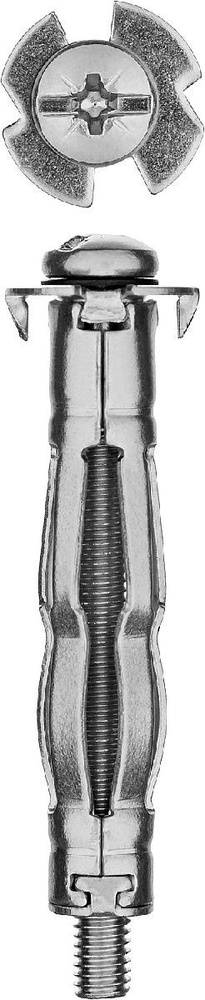 Анкер для пустотелых конструкций ЗУБР МОЛЛИ М6 x 52 x 13 мм 80 шт ...