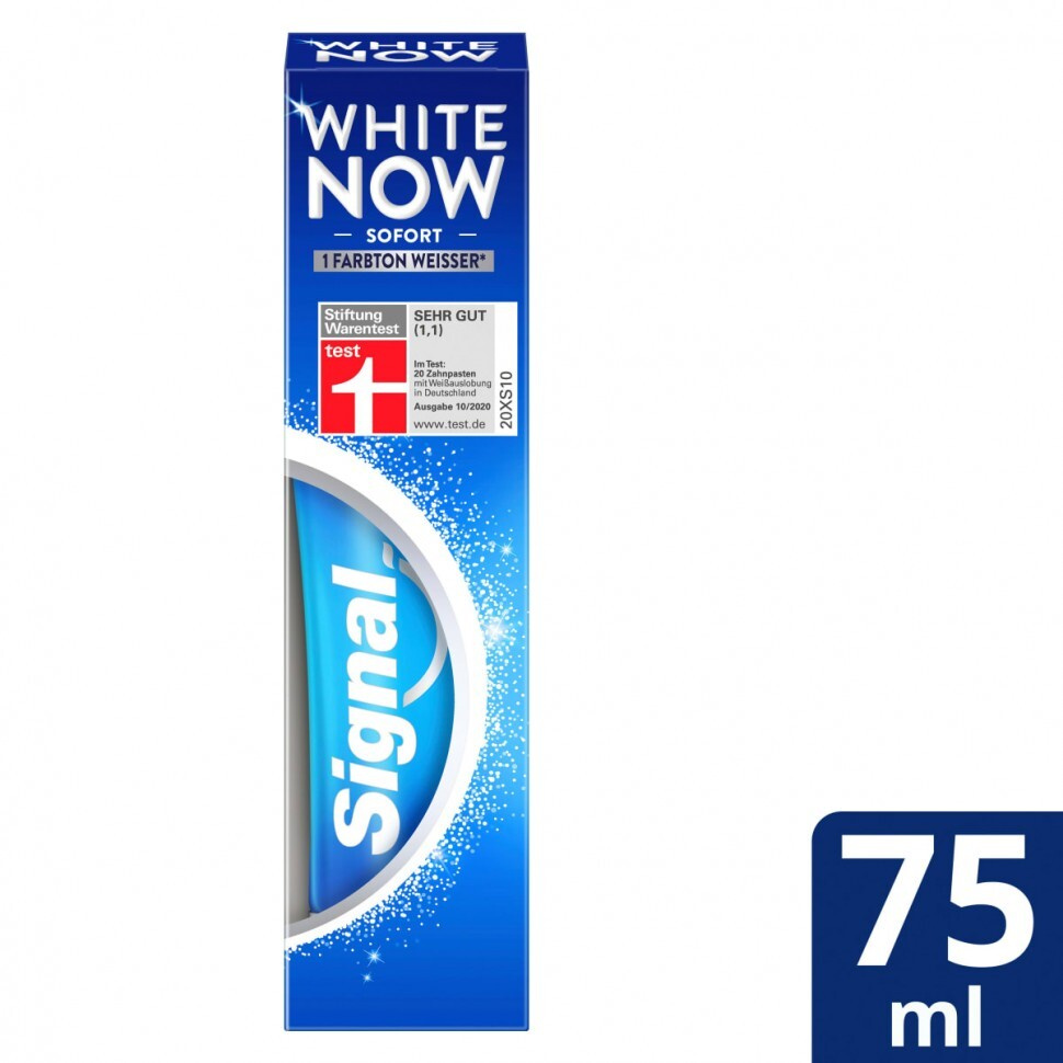 Signal Zahnpasta white now Сигнал Зубная паста отбеливающая, 75 мл ...