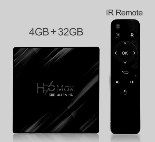 Медиаплеер Смарт-ТВ H96 MAX, черно-серый, Android купить по низкой цене ...
