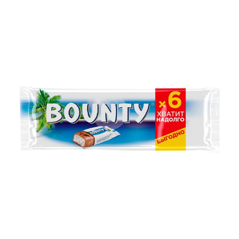 Шоколадный батончик "Bounty" 6х27,5 165 гр/2 уп #1