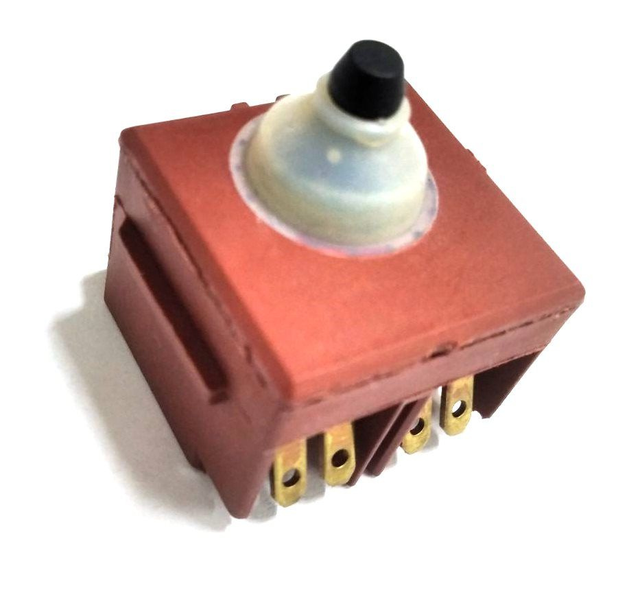 Выключатель (кнопка) HLT-125W-1 6(6)A для болгарки Интерскол УШМ-115, УШМ-125/900, Makita 9555, 9558 #1
