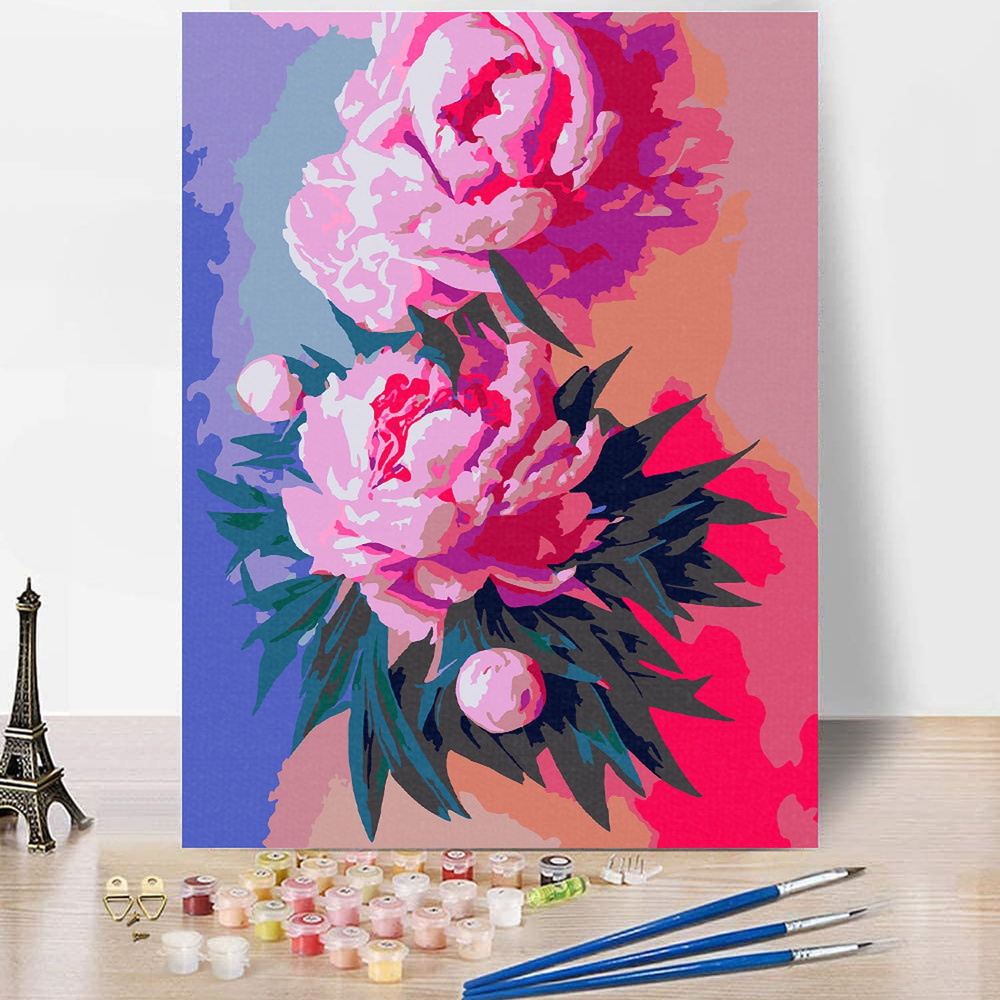 Картина по номерам Пышные пионы - купить с доставкой по выгодным ценам ...