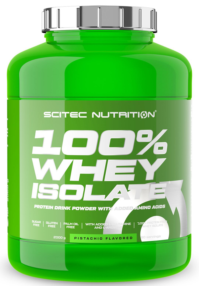 Протеин сывороточный изолят Scitec Nutrition 100% Whey Isolate 2000 г Фисташка  #1