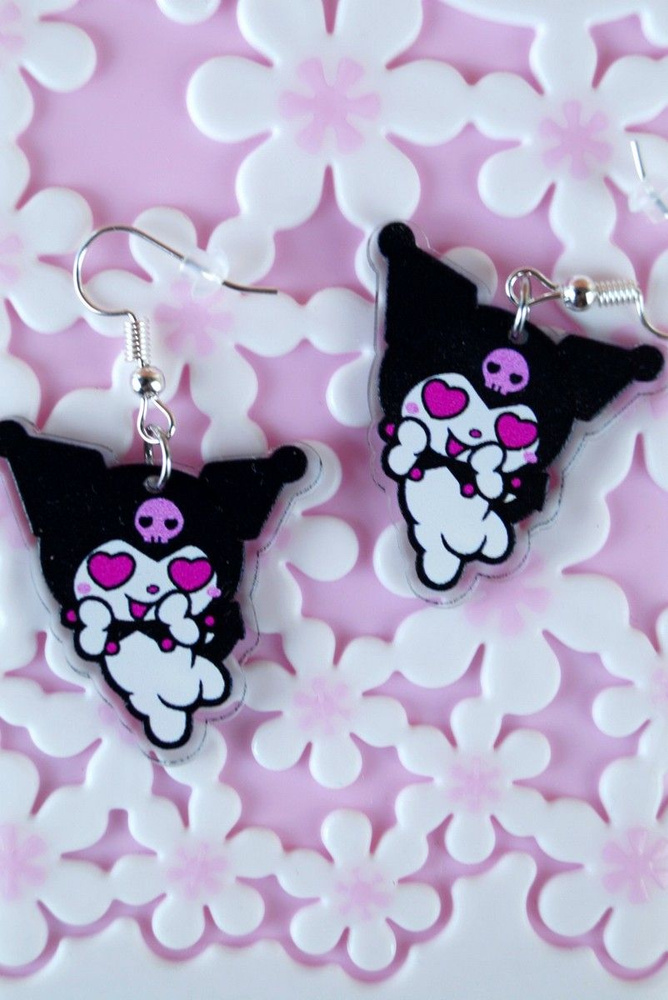 Серьги Hello Kitty аниме - купить с доставкой по выгодным ценам в ...