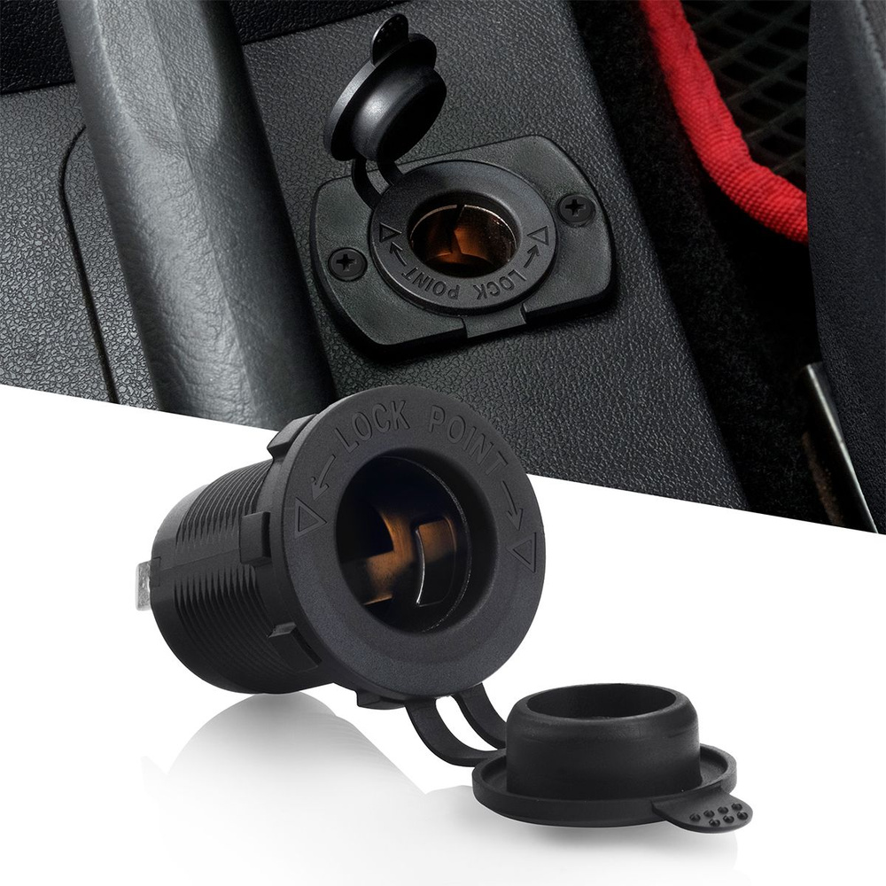 Розетка автомобильная врезная ElectroKot 12-24В 10A - ElectroKot арт ...