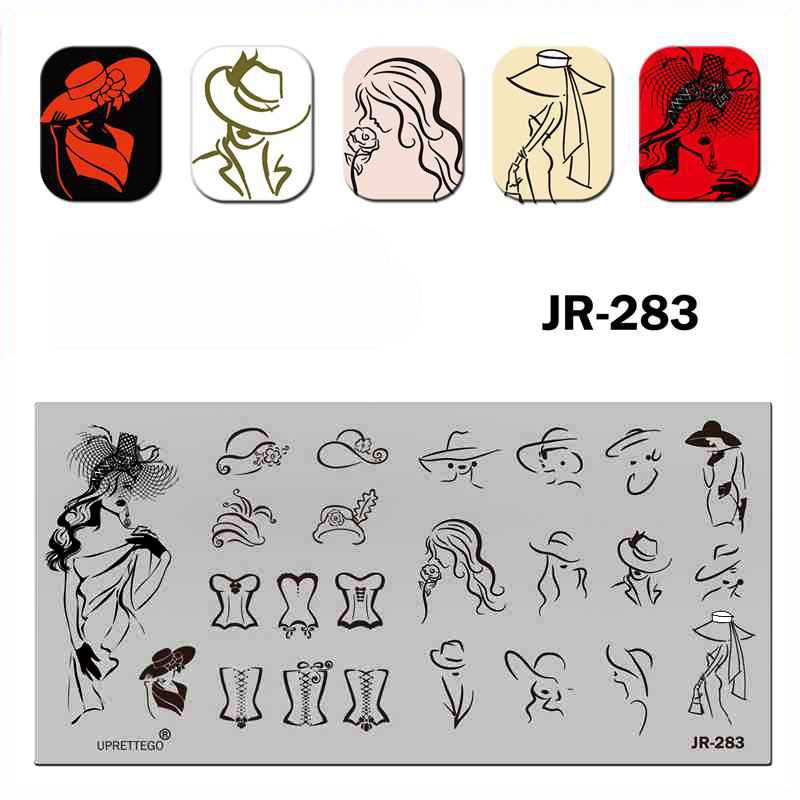Пластина для стемпинга JR283 #1