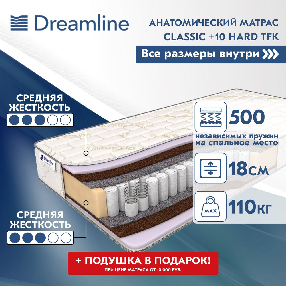 Матрас dreamline dream 1 tfk