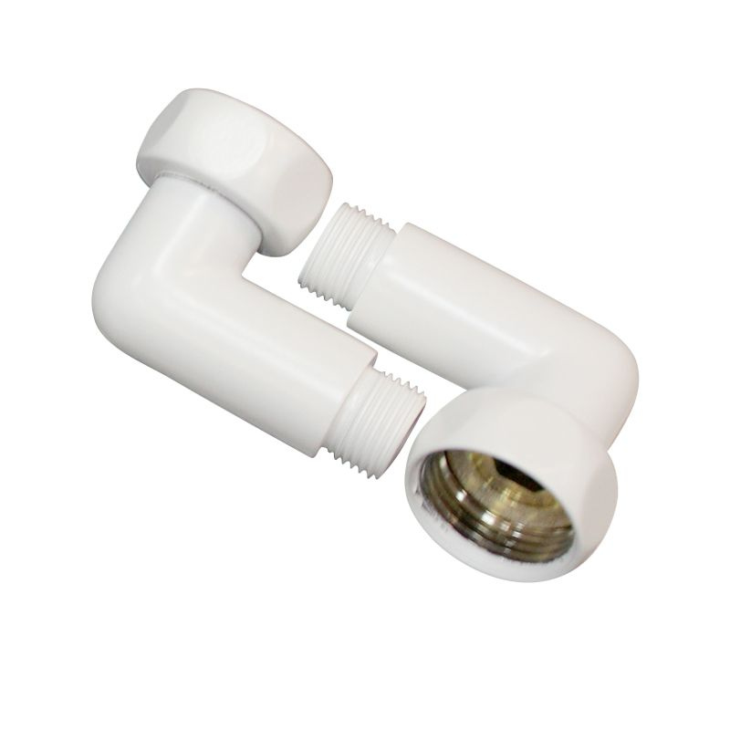 Уголок соединительный для полотенцесушителя белый 1"*1/2" в/н Melodia ...