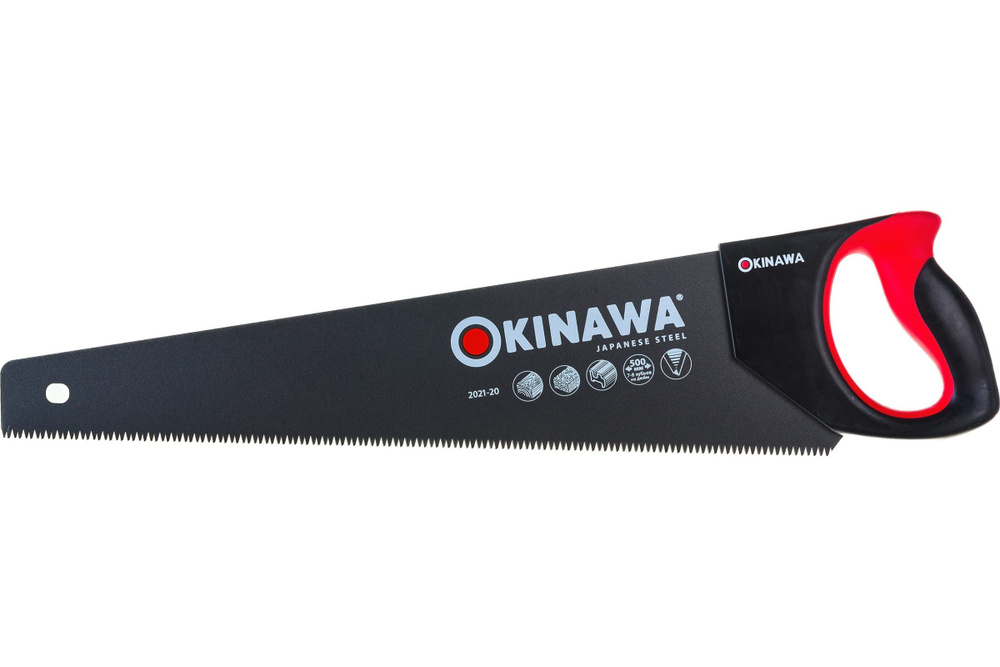 Ножовка по дереву ЦЕНТРОИНСТРУМЕНТ OKINAWA с antistick покрытием 500мм 2021-20  #1