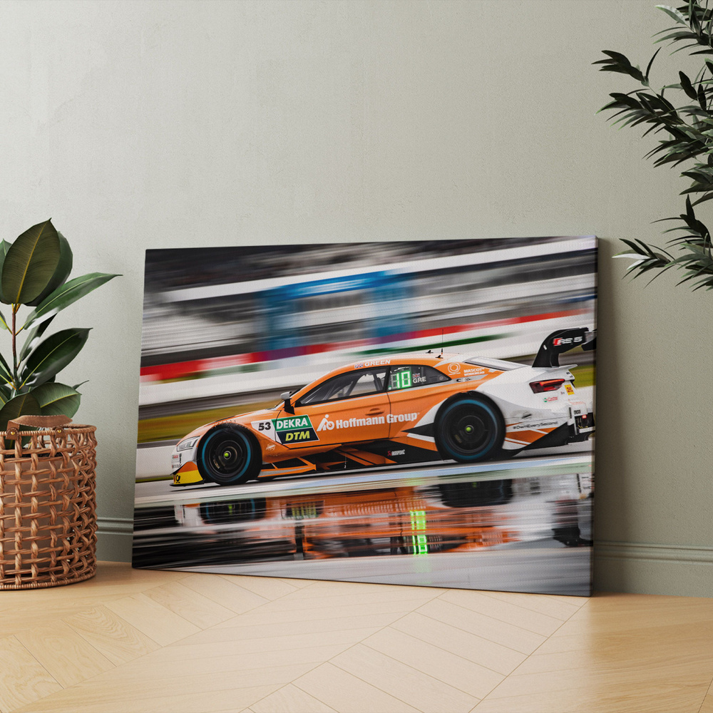 Картина на холсте (audi dtm 53 2020 показать rs5 orange) 60x80 см/для  интерьера/в комнату/на стену/в подарок - купить по низкой цене в  интернет-магазине OZON (1544717923)