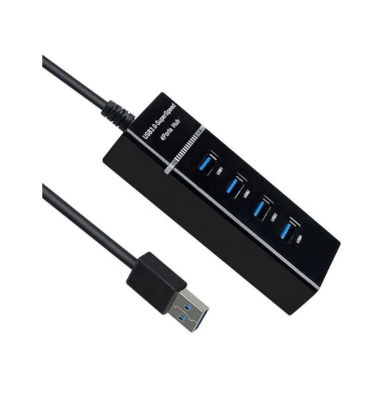 USB HUB разветвитель 1xUSB 3.0 3xUSB 2.0 F в USB 3.0 M, 1.2 м, KS-is #1