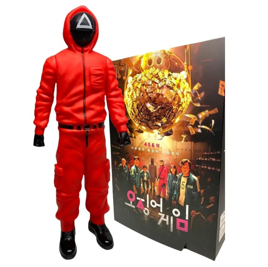 Фигурка Игра в Кальмара треугольник / Фигурка игрушка кальмар ...