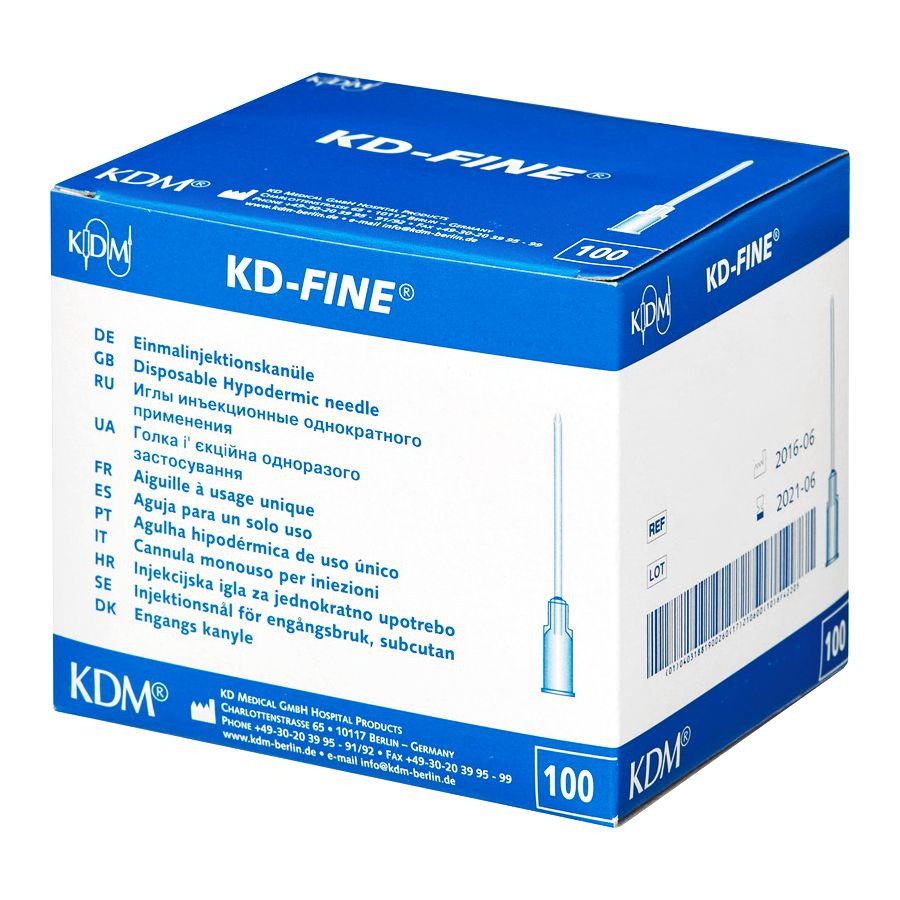 Игла инъекционная 30G 0,3х12 мм 30G KD-Fine, 100 шт #1