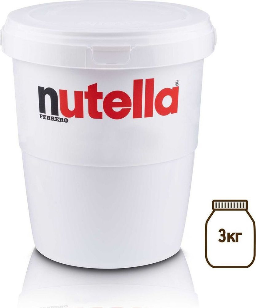 Паста ореховая Nutella (Нутелла), с добавлением какао, 3 кг #1