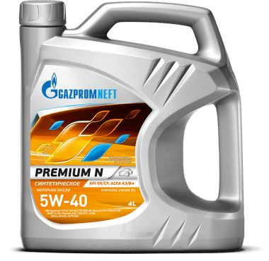 Gazpromneft Premium N 5W-40 Масло моторное, Синтетическое, 4 л #1