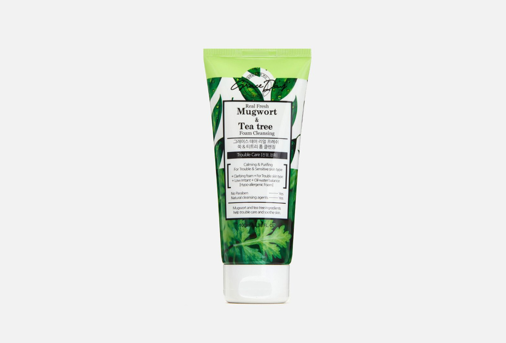 Пенка для умывания Mugwort & Tea Tree Foam Cleanser #1