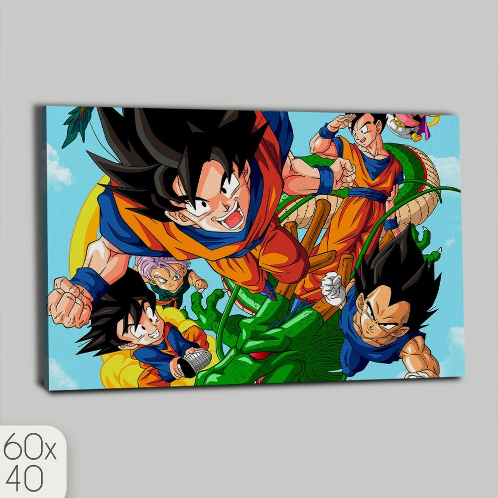 Картина интерьерная на холсте аниме Dragon Ball - 47 Г 60x40