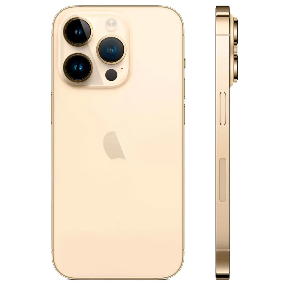 Муляж iPhone 14 Pro Gold / Макет-копия смартфона Айфон 14 Про золото /  Образец для витрины Apple iPhone 14 Pro Золотой