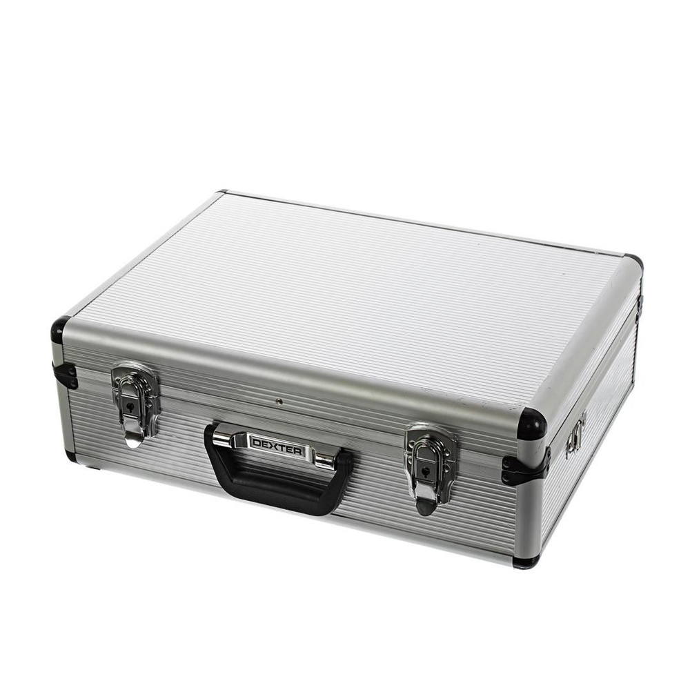 Ящик для инструмента Dexter 455х330х152 мм, алюминий/двп, цвет серебро  #1