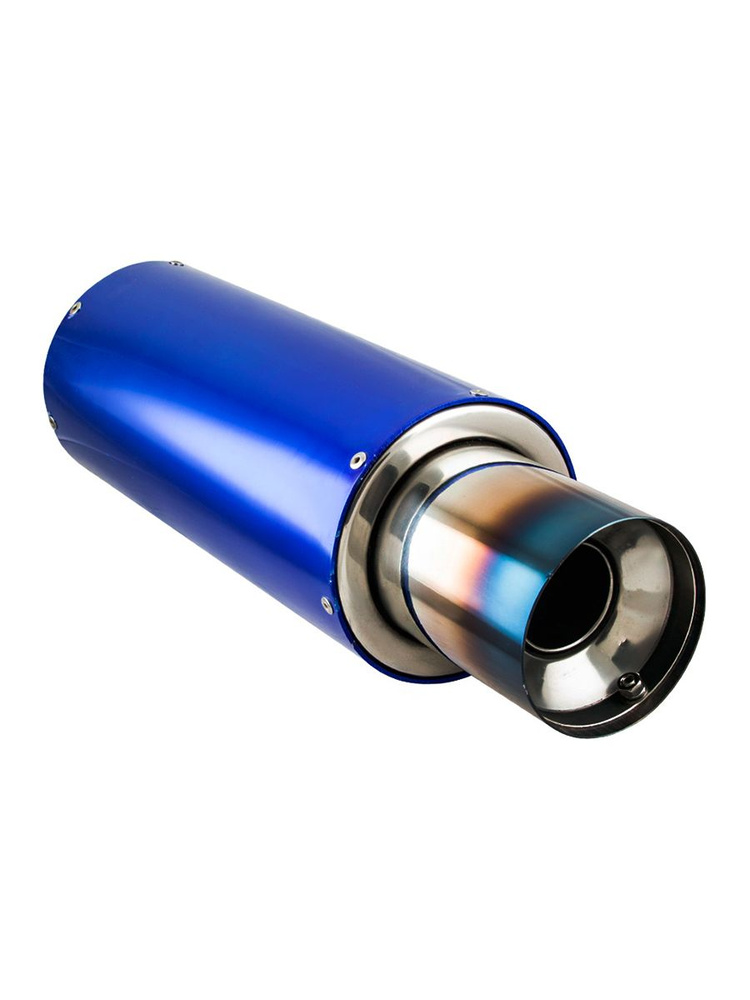 Глушитель прямоточный универсальный 61 мм с флейтой JDM - купить по ...