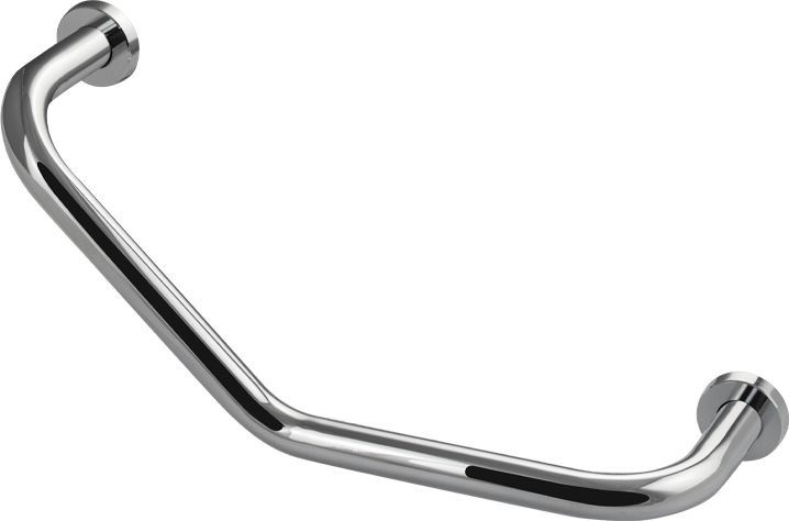 MAGNUS - Ручка в ванную ПРЕМИУМ изогнутая - антивандальная, нержавейка ...