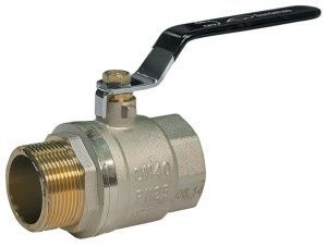 Кран шаровой Santehas 1 1/4'' (ДУ 32) ВР-НР, ручка-рычаг - купить по ...