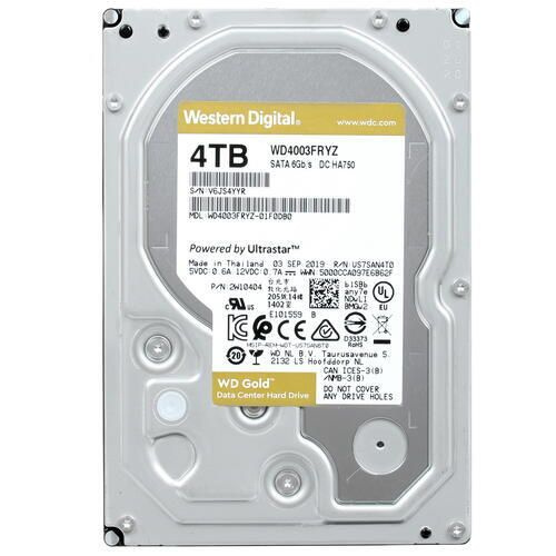 4 ТБ Внутренний жесткий диск Western Digital Gold (WD4003FRYZ ...