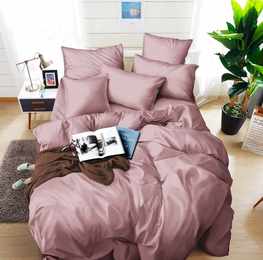 Комплект постельного белья Яна, Поплин, 2-x спальный с простыней Евро, наволочки 70x70  #1
