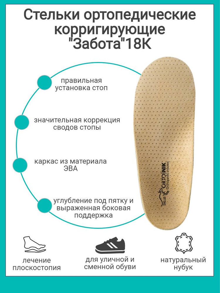 Стельки детские ортопедические корригирующие каркасные с бортиком из ...