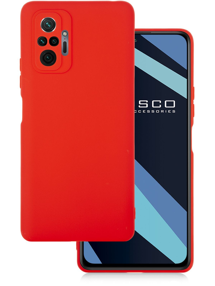 Чехол-накладка ROSCO на Xiaomi Redmi Note 10 Pro (Сяоми Редми Ноут 10 Про, Ксиаоми), тонкая полимерная #1