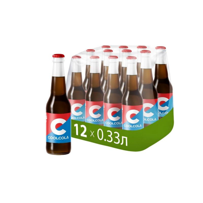 Напиток Cool Cola сильногаз. ст/б 0,33л 12шт/уп #1
