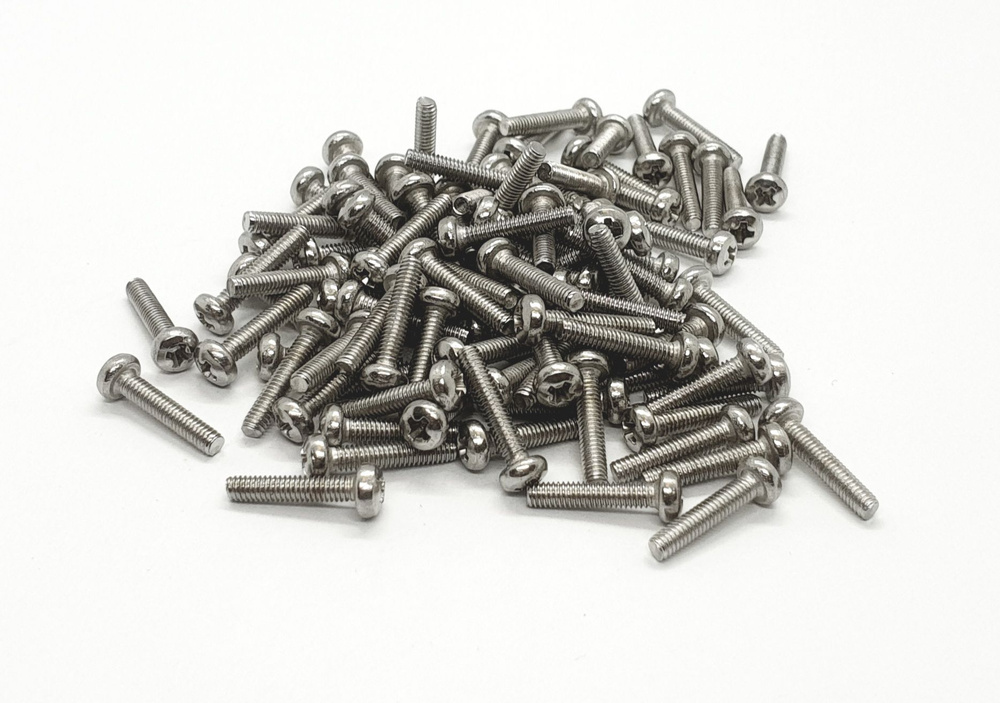 Винт M2 x , головка: Полукруглая, 100 шт - купить по выгодной цене в ...