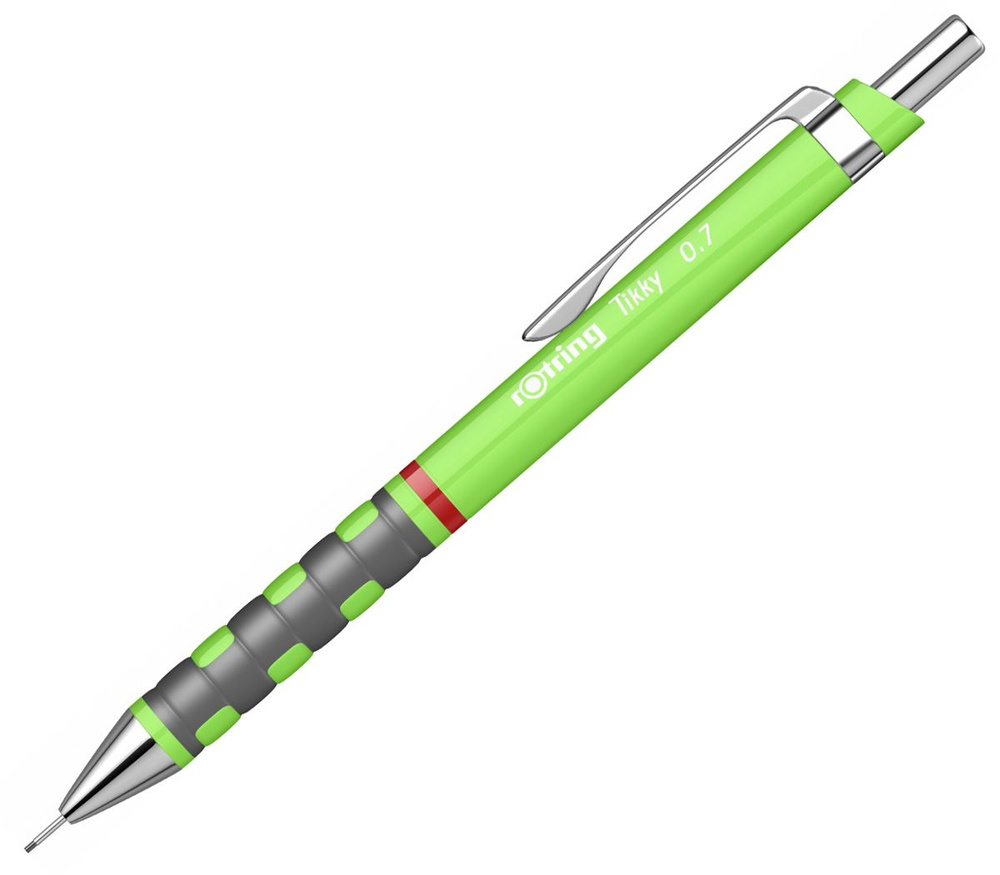 Механический карандаш ROTRING TIKKY 0.7 ММ NEON GREEN неоновый зеленый корпус #1