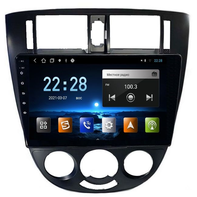 Магнитола Chevrolet Cobalt 2013—2023 экран 9 дюймов на Андроид 10 NaviPilot DROID10 ULTRA