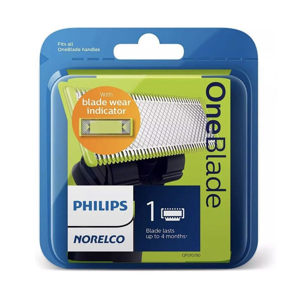 Сменные лезвия Philips QP210/50 для OneBlade и OneBlade Pro, 1 шт #1