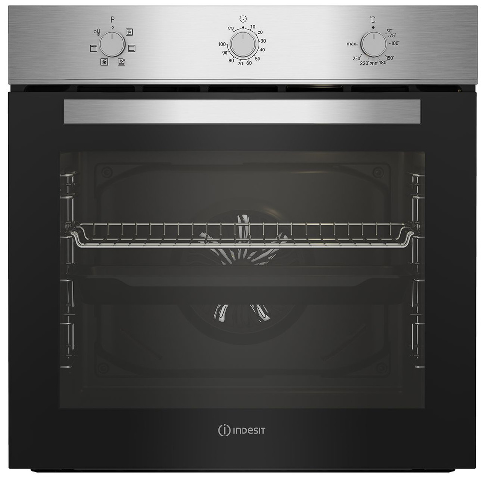 Электрический духовой шкаф Indesit IFE 3634 IX, металлик - купить с ...