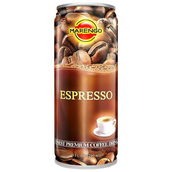 Напиток безалкогольный MARENGO кофейно-молочный негазированный эспрессо 0,24л ж/б  #1