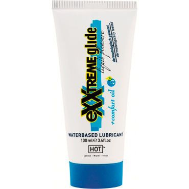 Hot Exxtreme Glide Waterbased, 100 мл. Смазка для анального секса на водной основе  #1