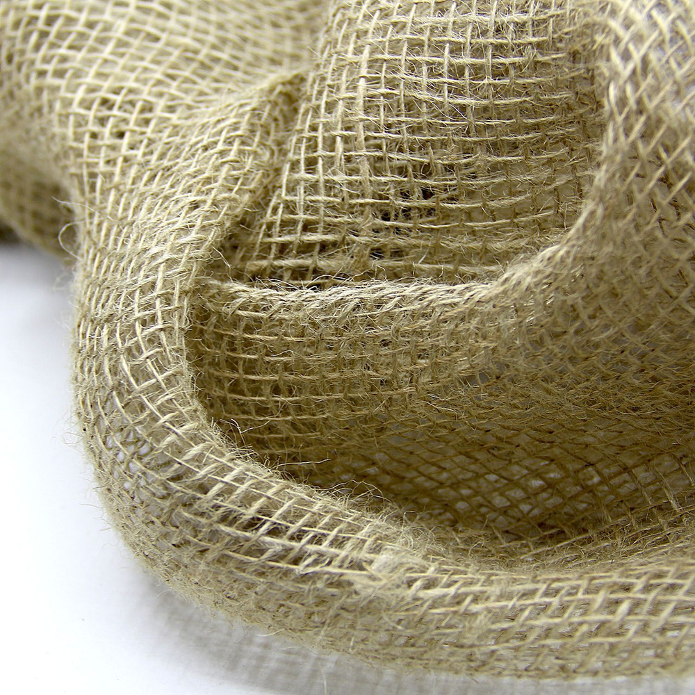 Мешковина джутовая для рукоделия плотность 160 г/кв.м. 15 метров ...