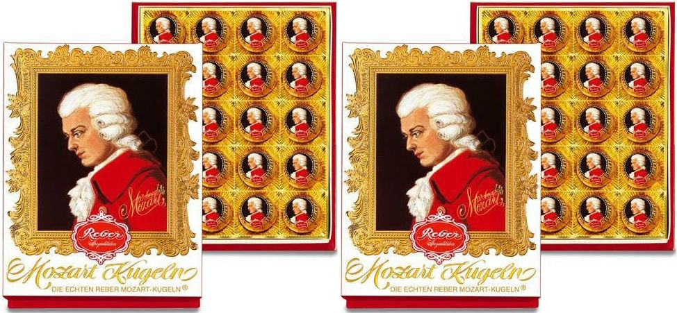 Конфеты шоколадные Reber Mozart Kugel, комплект: 2 упаковки по 240 г  #1