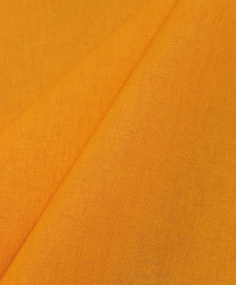 Ткань для шитья(3 м) Бязь цв.Тыквенно-оранжевый, ГОСТ, ш.1.5м, хлопок ...